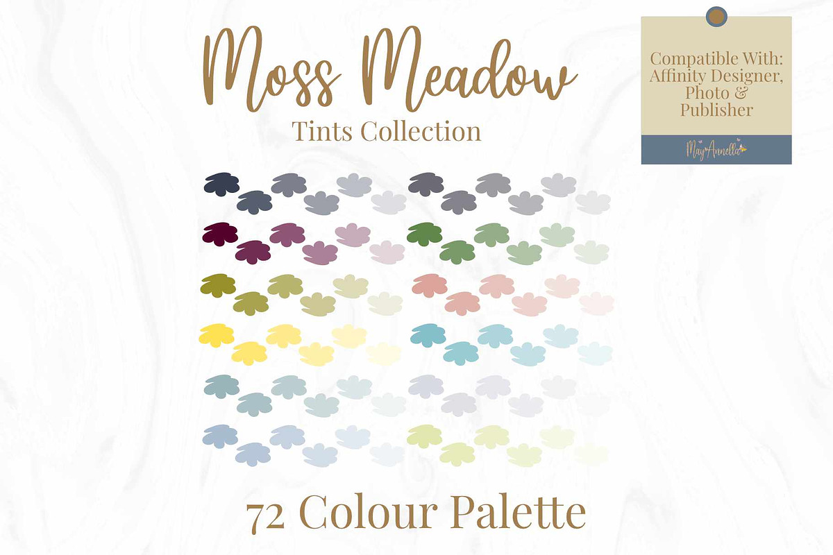 Earthy Pastel Palette 72 Colours, a Palette Add-On by May Annella (Photo 1 of 8)