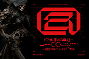 NCL KREGAS - Cyberpunk Futuristic, a Sans Serif Font by Enxyclo Studio (Thumbnail 13 of 14)