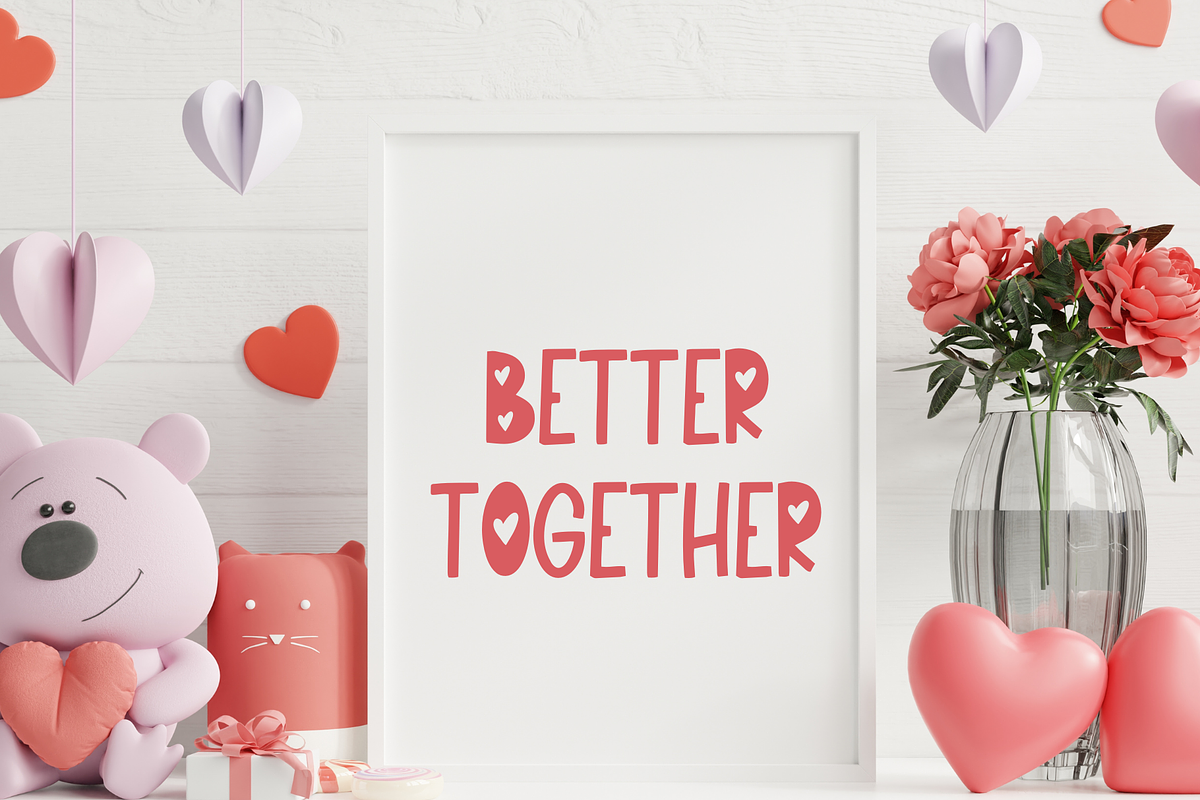 Heartbreaker, Cute Handwritten Font, a Handwritten Font by Designing Digitals (Photo 9 of 9)