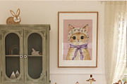 100 Vintage Girly Prints, a Background Graphic by Purple (Thumbnail 4 of 10)