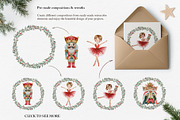 Christmas Clipart – Nutcracker, a Seasonal Illustration by Jenny Quince (Thumbnail 3 of 11)