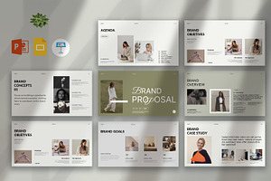 Brand Proposal Presentation Template, a Presentation Template by Pradaxa
