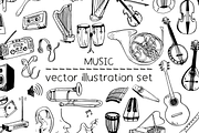 Music - vector illustrations, an Object Illustration by Renée from Studio neetje (Thumbnail 1 of 5)