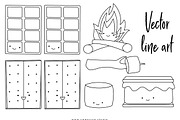 S'more Clip Art, an Illustration by Preyer Design (Thumbnail 3 of 6)