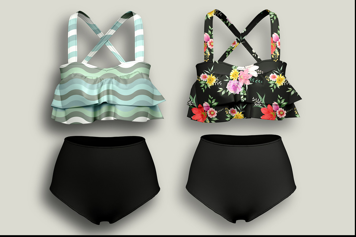 Swimming Suit Mockup, an Advertising Mockup by PudraART (Photo 4 of 8)