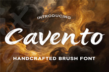 Cavento Brush Font