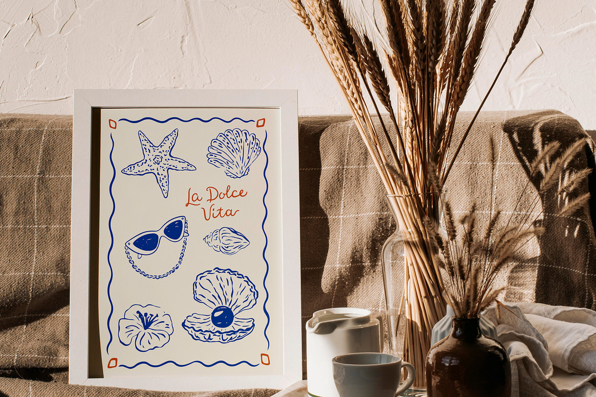 La Dolce Vita Posters, a Decorative Illustration by PawLoveArt (Photo 8 of 8)