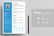 Resume Template, a Resume Template by Hervat (Thumbnail 1 of 4)