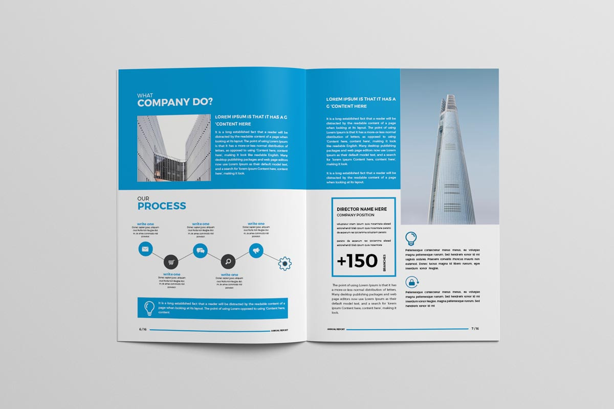 Annual Report Brochure, a Brochure Template by New Lines (Photo 6 of 8)