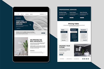 Business Email Newsletter Design, a Landing Page Template by MightyDesign