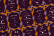 Art Deco Wedding Invitation Template, an Invitation Template by dokudokunomi (Thumbnail 4 of 4)