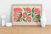Modern Abstract Botanical Prints, a Wallpaper Graphic by Helospace (Thumbnail 6 of 10)
