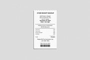 Store Receipt Mockup, a Product Mockup by xavier_studio (Thumbnail 3 of 5)
