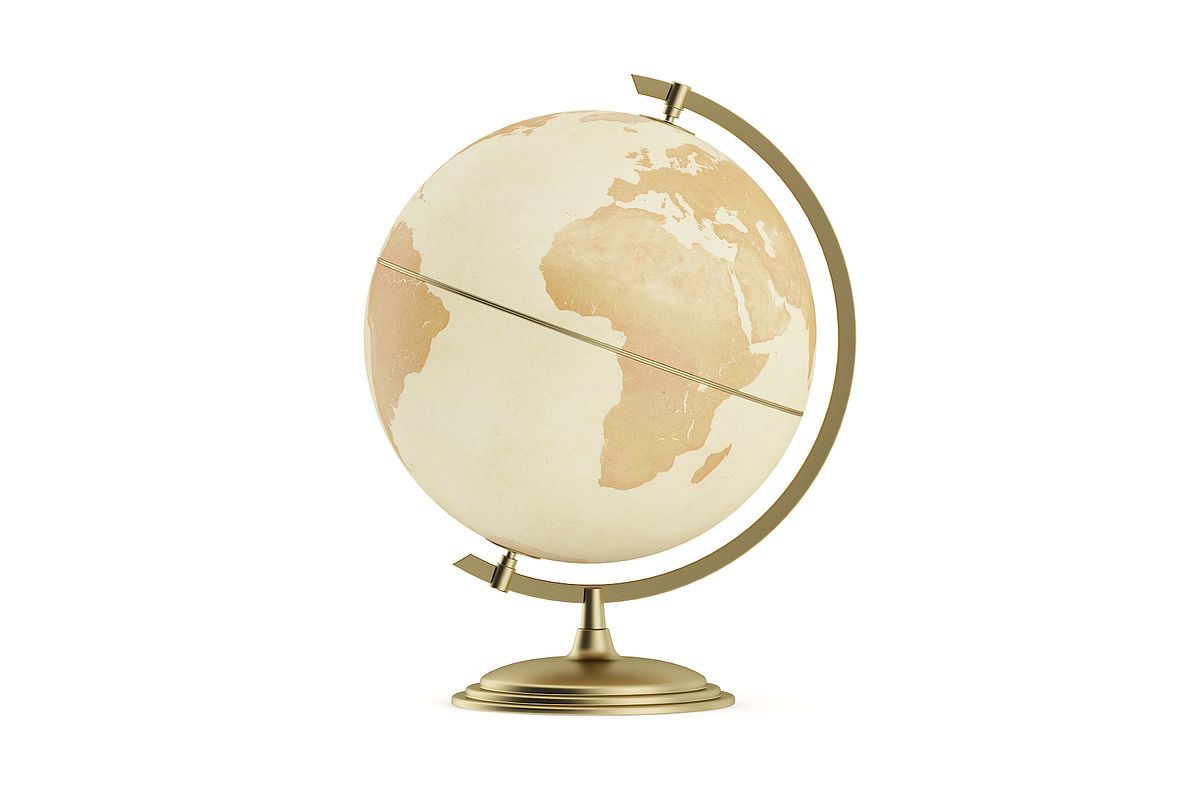 Antique Globe, an Object 3D Model by CGAxis (Photo 1 of 6)