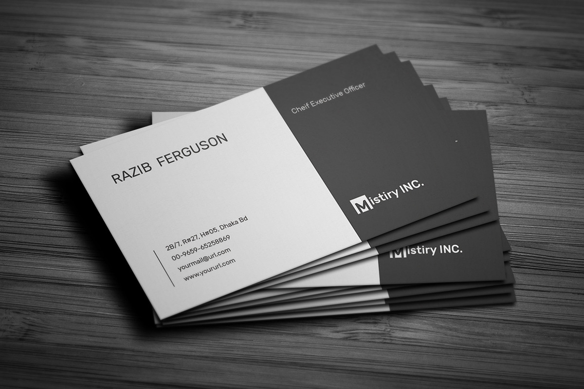Business Card with MS Word, a Business Card Template by Rongmistiry (Photo 2 of 5)