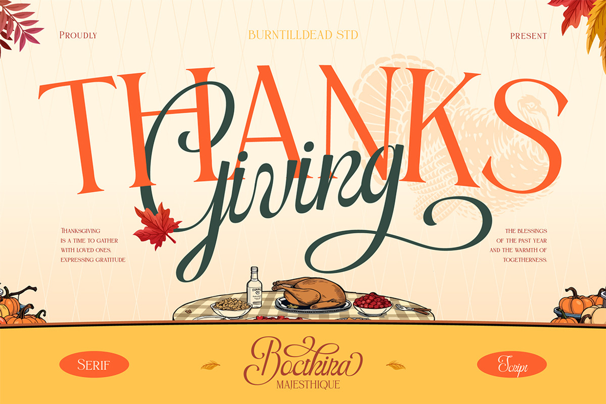 Bocthira Majesthique, a Script Font by Burntilldead (Photo 12 of 12)