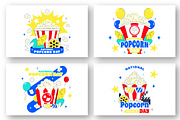 11 National Popcorn Day Illustration, a Food Illustration by denayunebgt (Thumbnail 4 of 5)