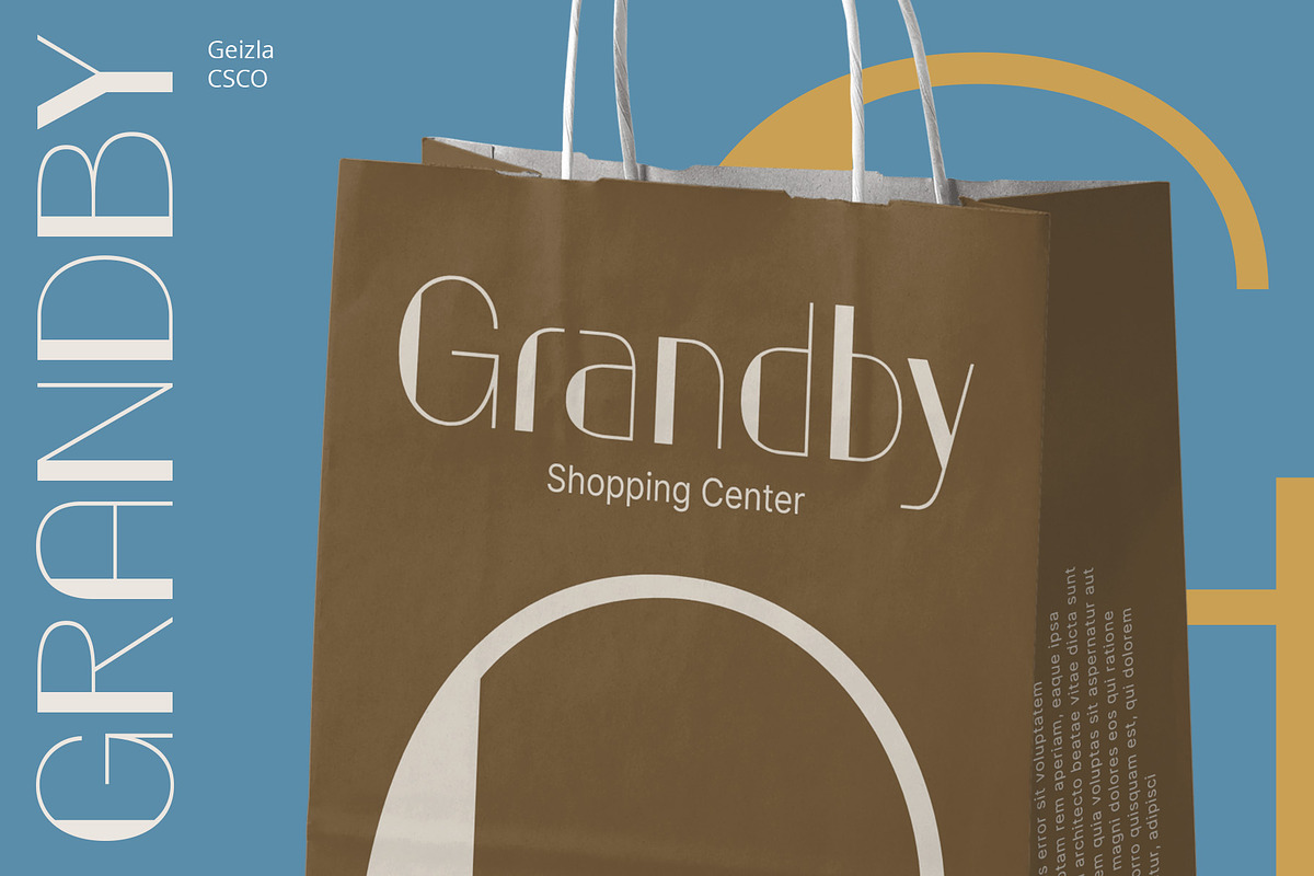 Geizla – Modern Sans Serif, a Sans Serif Font by Craft Supply Co. (Photo 3 of 8)
