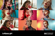 Lollipop girls. 90 images, a Person Illustration by Handmadefont (Thumbnail 13 of 16)