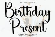 Birthday Present, a Handwritten Font by FreshTypeINK (Thumbnail 1 of 8)