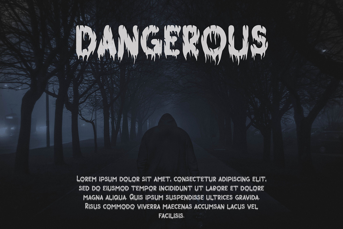 HALOWEE - Halloween Horror Font, a Script Font by NTC Graphic (Photo 6 of 8)