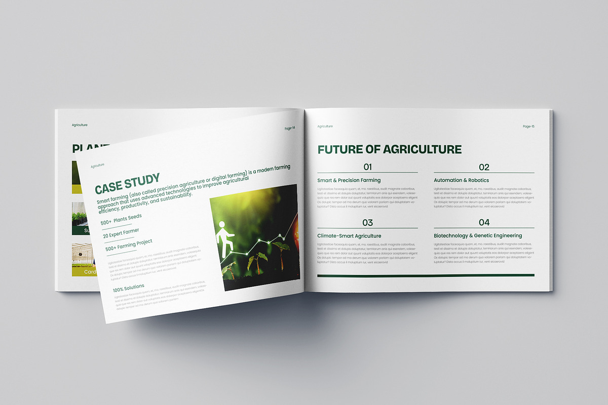 Agriculture Brochure Landscape, a Brochure Template by Pixelpick (Photo 6 of 9)