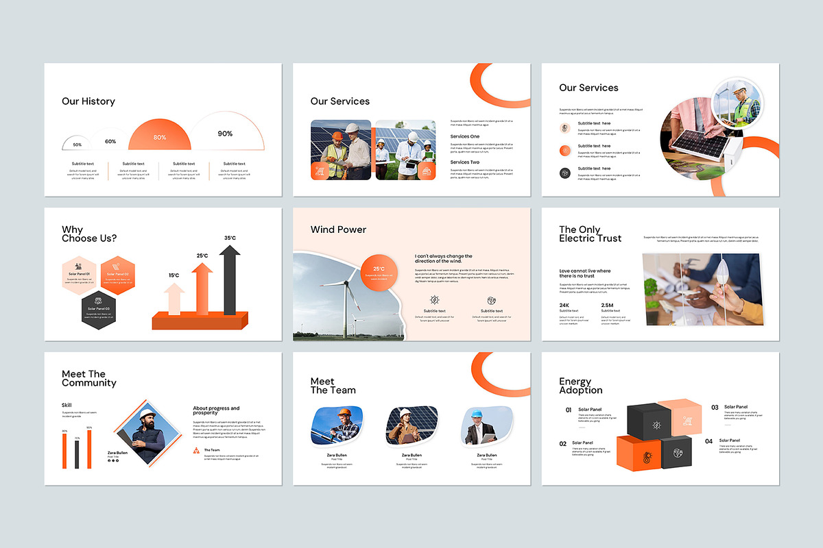 Solar Pane Presentation Template, a Presentation Template by evgenystudio (Photo 7 of 8)