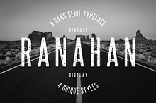 Ranahan – Vintage Sans Serif Font