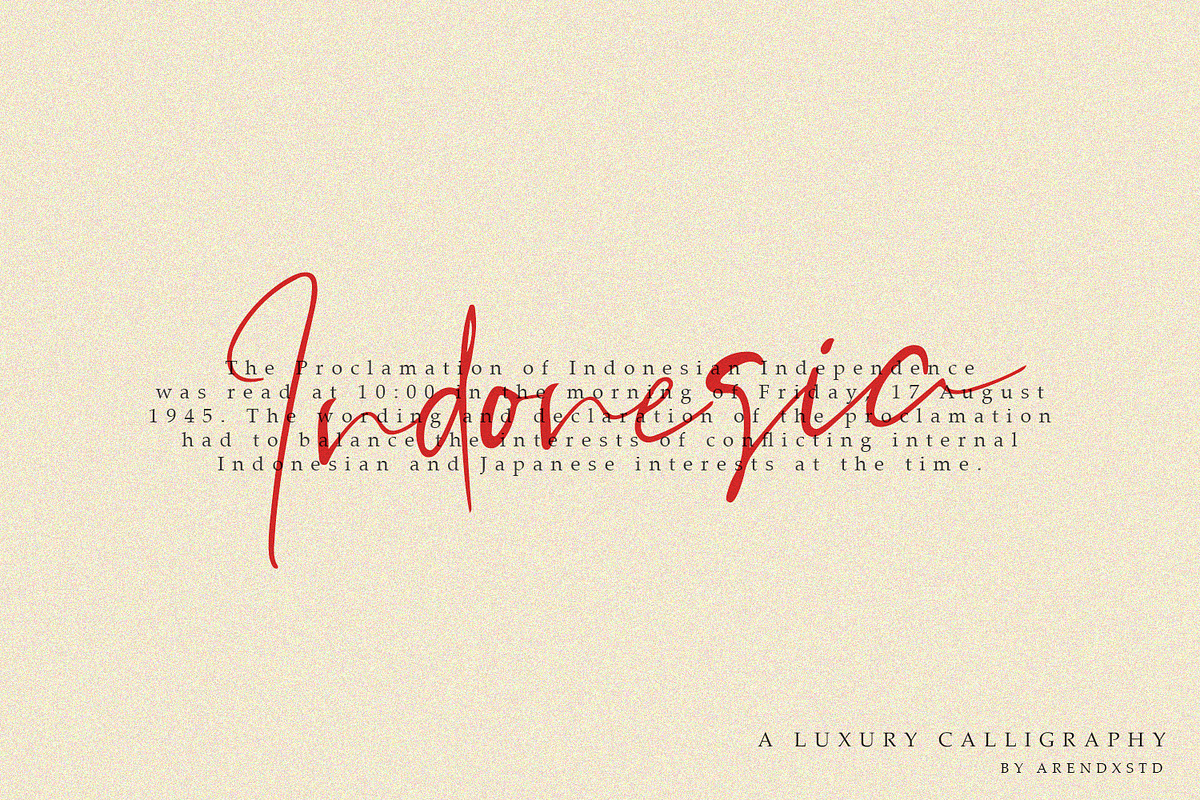 Orchest Luxury Calligraphy Font preview 3