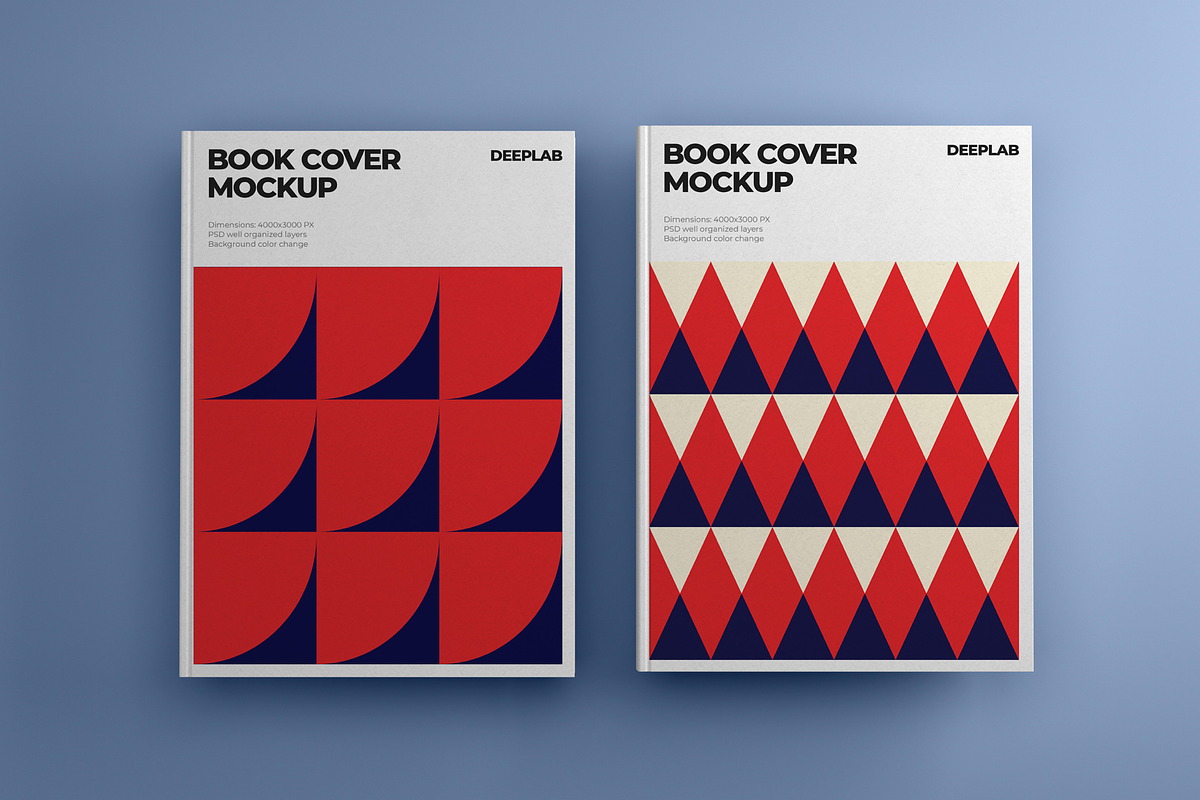 Vertical Book Hardcover Mockup Set, a Print Template by Deeplab (Photo 19 of 20)