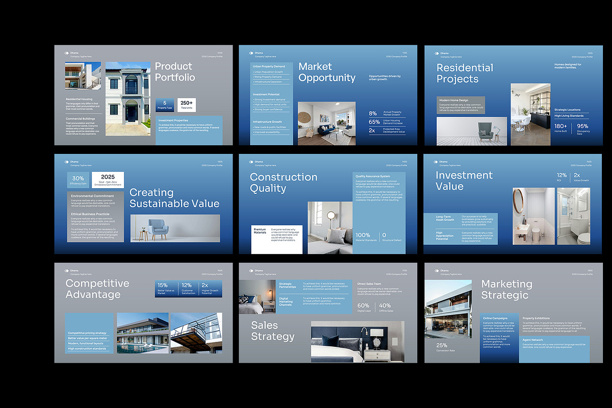 DHAMA | Real Estate Profile GSL, a Presentation Template by Neermana (Photo 4 of 4)