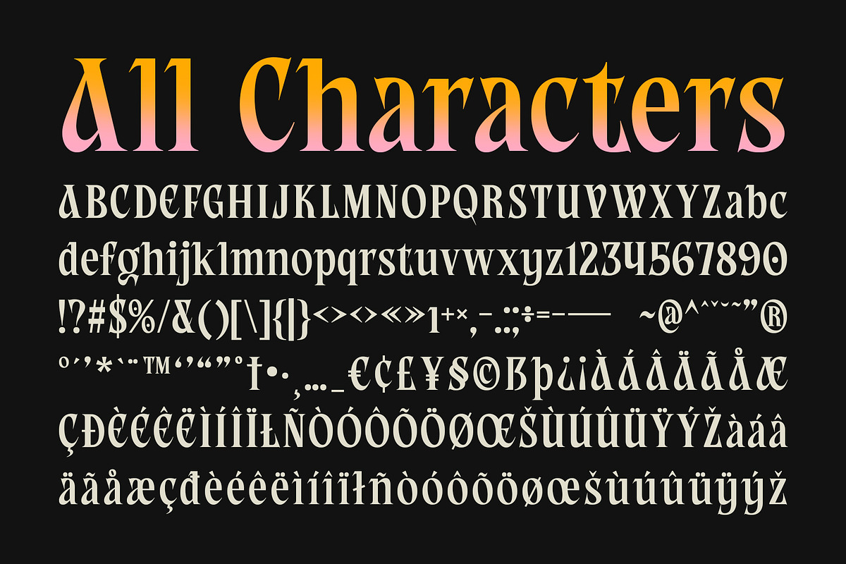 CS Angle – Classic Font, a Serif Font by Craft Supply Co. (Photo 8 of 8)