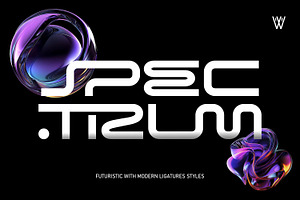 Spectrum | Futuristic Expanded Sport, a Sans Serif Font by WhymoreArt