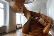 69 Spiral wooden staircases, an Architecture Photo by Handmadefont (Thumbnail 44 of 73)