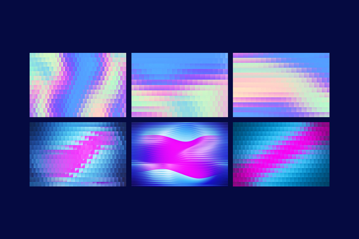 Ribbed Fractal Glass Neon Collection, a Background Graphic by RDShop (Photo 9 of 9)
