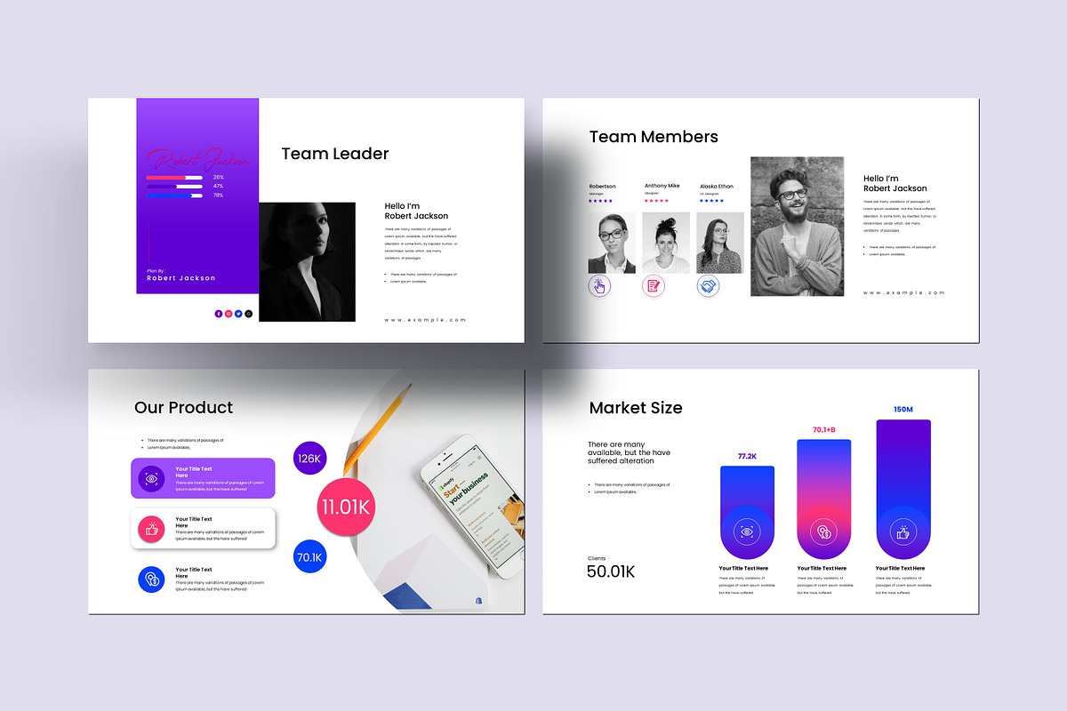 Business Project Presentation Templa preview 5