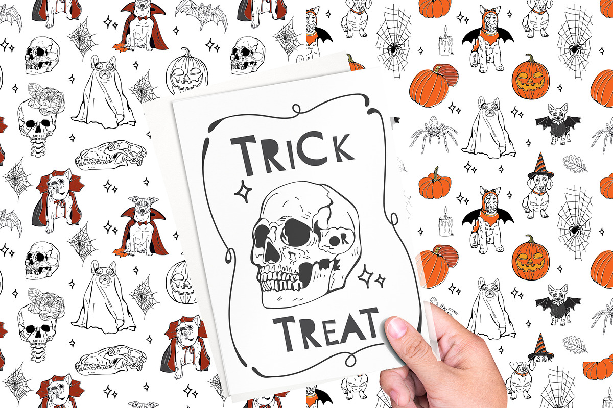 Happy pawloween, an Animal Illustration by Olillia (Photo 12 of 13)