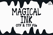 Magical Ink | handwriting font, a Handwritten Font by LivelyAutumn11.11 (Thumbnail 1 of 4)