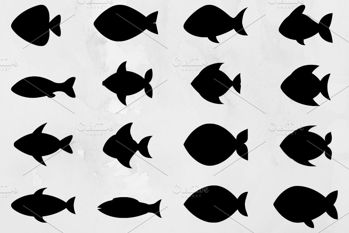 Fish Silhouette SVG, an Animal Illustration by newminddesign (Photo 1 of 3)