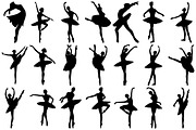 Ballet Silhouettes AI EPS PNG, an Education Illustration by FrankiesDaughtersDesign (Thumbnail 2 of 5)