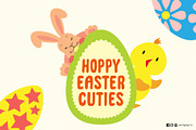 Hoppy Easter Cuties, a Seasonal Illustration by YENTY JAP CO (Thumbnail 1 of 3)