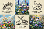 Farm life illustration set, an Object Graphic by NatalieArtShop (Thumbnail 7 of 10)