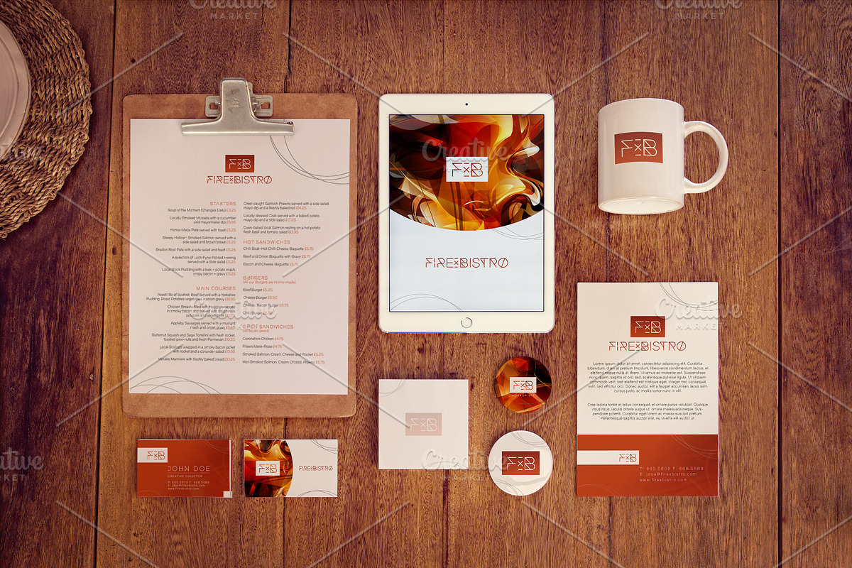 Stationery Mockup 02, a Product Mockup by 4to Pixel (Photo 1 of 2)