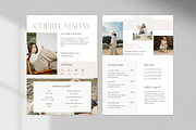 2 Page Media Kit Canva Template, a Templates & Theme by Tabitha Emma (Thumbnail 2 of 5)