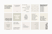 CANVA PS Instagram Quotes Posts, a Social Media Template by Love Radiation Studio (Thumbnail 12 of 16)