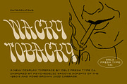 Wacky Tobacky: A Psychedelic Script, a Script Font by DeliFreshTypeCo. (Thumbnail 1 of 10)
