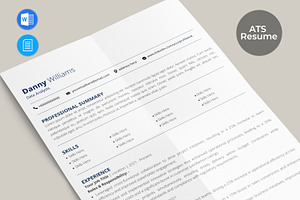 ATS Friendly Resume / CV Template