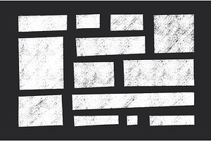 White crayon rectangular text box, an Illustration by YuliiaOsadcha