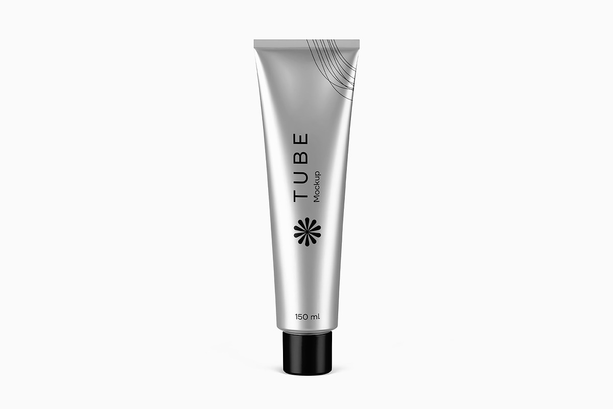 Glossy Cosmetic Tube Mockup, a Product Mockup by graphypix (Photo 4 of 4)