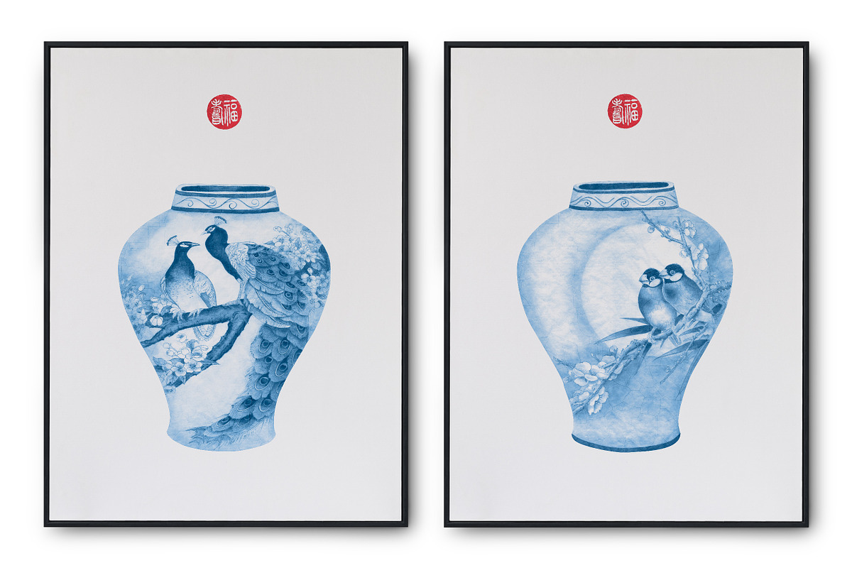 Chinese porcelain, a Pattern Graphic by Kate Demyanovska (Photo 12 of 18)